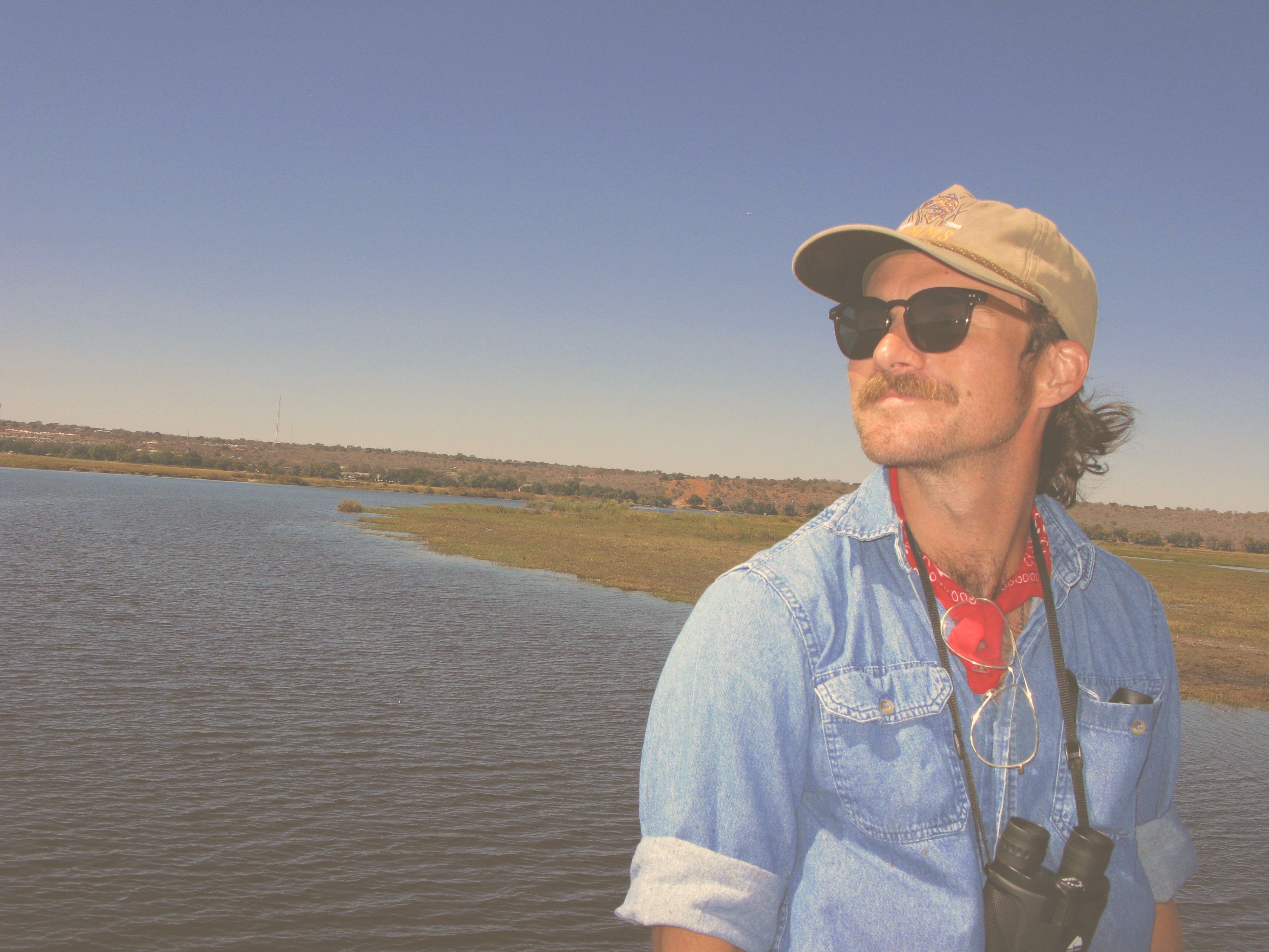 Uncle Pappy out on the water